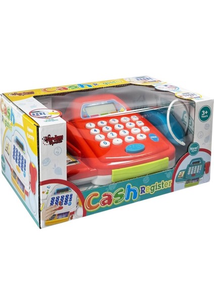 HUA-66109 Kut.ışıklı Sesli Yazar Kasa -Vrd Kız Erkek Çocuk Oyuncak Eğitici Oyuncaklar