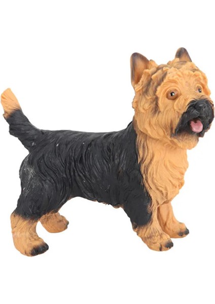 Model Köpek Sarı Siyah Yorkshire Terrier Kız Erkek Çocuk Oyuncak Eğitici Oyuncaklar fiyatları