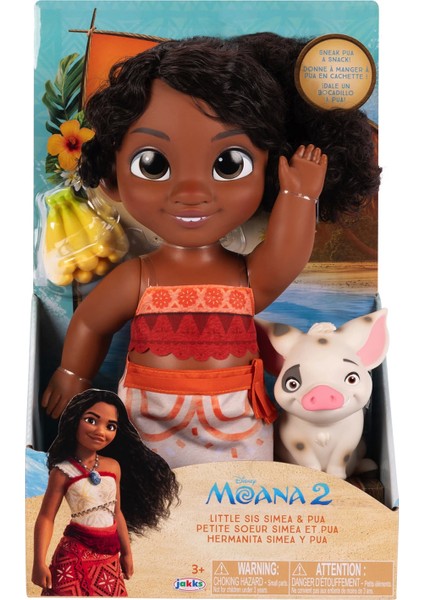 Disney Moana 2 Simea ve Pua Bebek Seti - JKP/237566 Kız Erkek Çocuk Oyuncak Eğitici Oyuncaklar
