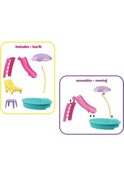 03747 Linda'nın Havuzu Kız Erkek Çocuk Oyuncak Eğitici Oyuncaklar modelleri