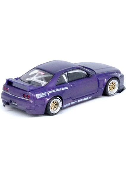 Inno 1/64 Nissan Skyline Gt-R (R33) ''pandem Rocket Bunny'' Purple Kız Erkek Çocuk Oyuncak Eğitici O fiyatları
