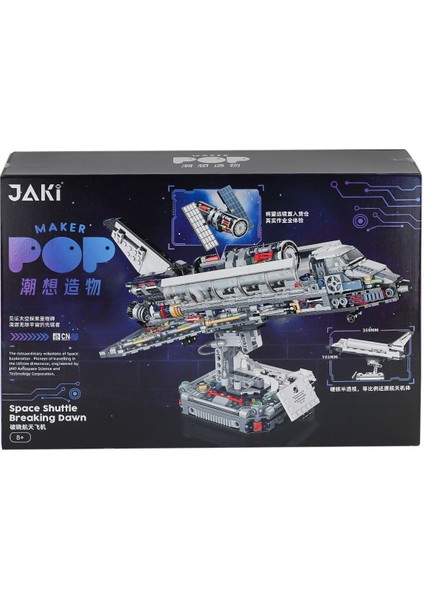 JK8502 Jaki Uzay Gemisi Blok Seti -Vagon Life Kız Erkek Çocuk Oyuncak Eğitici Oyuncaklar fiyatları