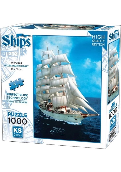 Ks Games Sea Cloud Puzzle 1000 Parça 20774 Kız Erkek Çocuk Oyuncak Eğitici Oyuncaklar