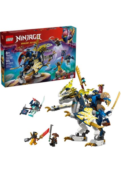 71843 LEGO Ninjago Rogue'un Robot Ejderha Binicisi 584 Parça +8 Yaş Kız Erkek Çocuk Oyuncak Eğitici