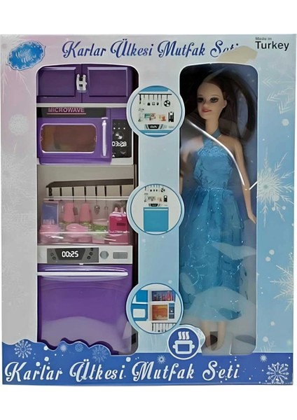 Karlar Ülkesi Bulaşık Makinesi Bebekli 2329 Kız Erkek Çocuk Oyuncak Eğitici Oyuncaklar