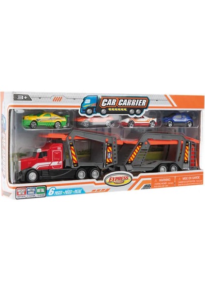 Express Wheels Die Cast Metal Sürtmeli Araç Taşıyıcı Tır Kız Erkek Çocuk Oyuncak Eğitici Oyuncaklar fiyatları