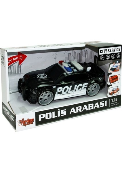 WY620A-B 1:16 Sürtmeli Sesli Işıklı Polis Arabası Kız Erkek Çocuk Oyuncak Eğitici Oyuncaklar fiyatları