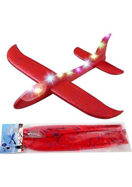 Eva Foam Işıklı Planör 37CM Kız Erkek Çocuk Oyuncak Eğitici Oyuncaklar