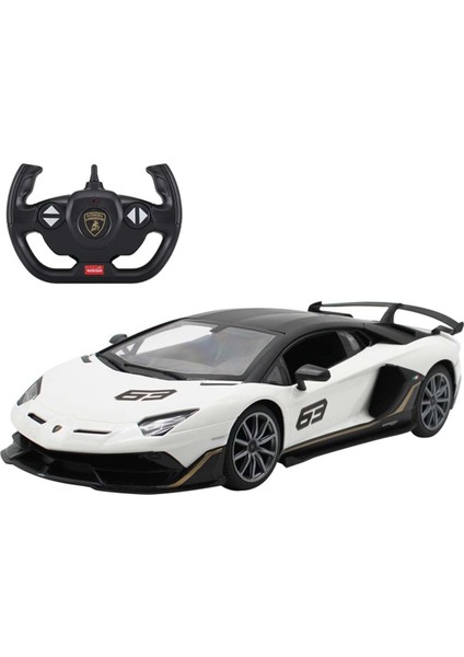 1:14 Uzaktan Kumandalı Lamborghini Aventador Svj Işıklı Araba Kız Erkek Çocuk Oyuncak Eğitici Oyunca