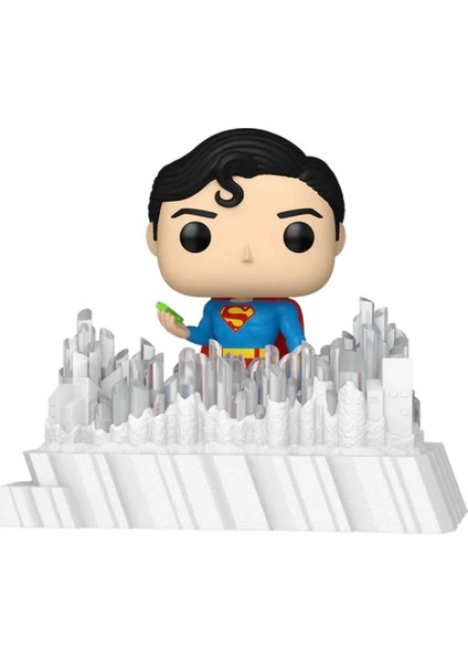 Funko Pop Dc Deluxe: Superman With Crystal (1978) Kız Erkek Çocuk Oyuncak Eğitici Oyuncaklar