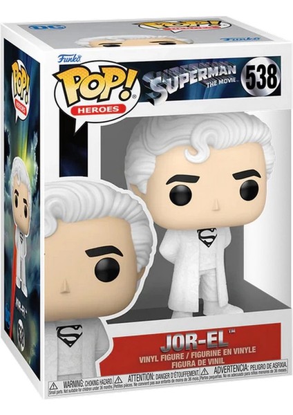 Funko Pop Movies Dc: Superman (1978)- Jor-El Kız Erkek Çocuk Oyuncak Eğitici Oyuncaklar