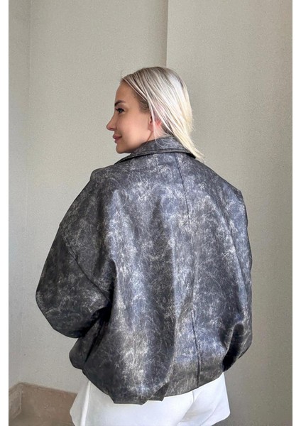 Ithal Rahat Kalıp Eskitme Model Deri Ceket modelleri