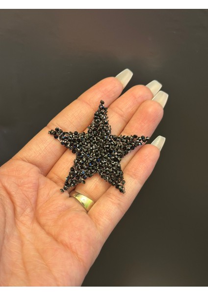 5x5 cm Ütü Ile Yapışan Taşlı Yıldız Arma Dikiş Aplike Aksesuar fiyatları