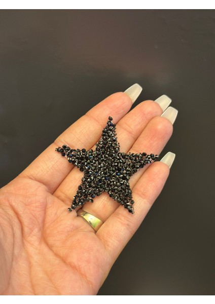 5x5 cm Ütü Ile Yapışan Taşlı Yıldız Arma Dikiş Aplike Aksesuar modelleri