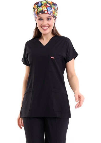 Bflex Unisex Likralı Yarasa Kol Tek Üst - 6403 Siyah Soft fırsatları