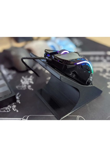 Kişiselleştirilebilir Mouse Standı / Tutucusu - Masanızın Şıklığı Için Aksesuar - Istediğiniz Renklerde