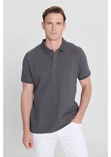 Erkek Gri Polo Yaka