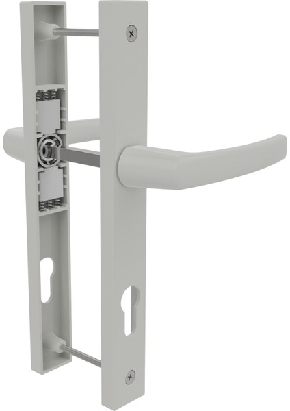 Kapı Kolu 210 mm Vida Aralığı Beyaz Kapı Kolu Beyaz