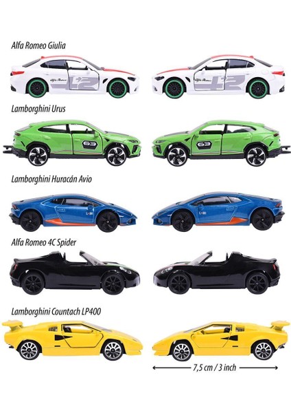 212053178 Majorette Dream Italy Araba 5 Parça Kız Erkek Çocuk Oyuncak Eğitici Oyuncaklar fiyatları