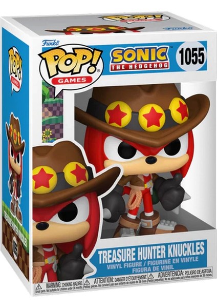 Funko Pop Games: Sonic - Treasure Hunter Knuckles Kız Erkek Çocuk Oyuncak Eğitici Oyuncaklar