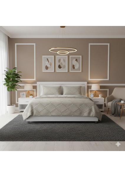 Comfort Set Yorgan Seti Seti Çift Kişilik Lumos Cappucino