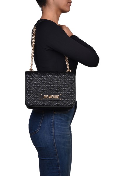 Siyah Kadın Omuz Çantası JC4000PP1N000 fırsatları