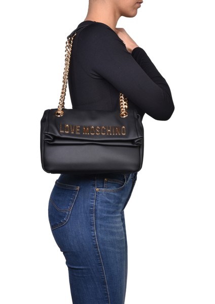 Siyah Kadın Omuz Çantası JC4308PP0N00A fırsatları