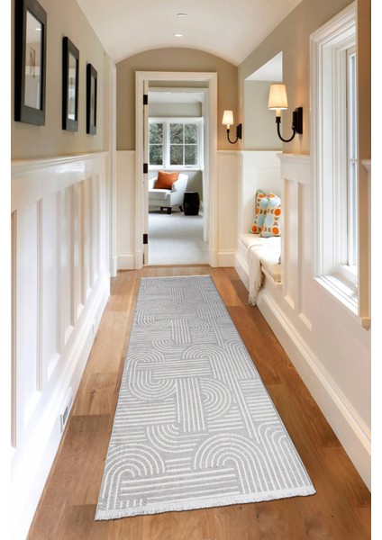Revna Yolluk Halı | Yıkanabilir, Kaymaz Taban, Modern Koridor ve Antre Kilimi