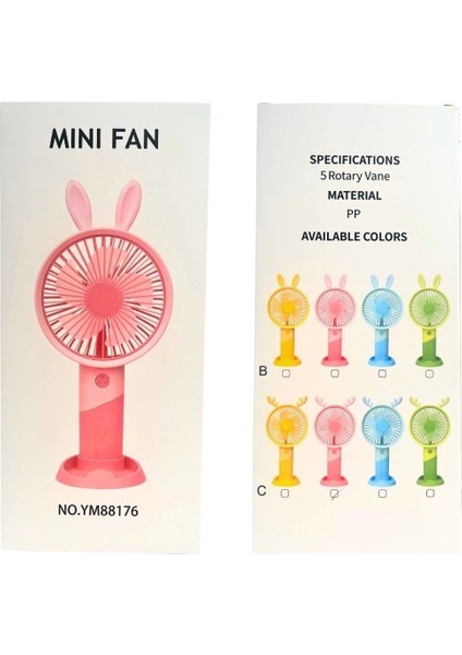 Kutulu Pilli Fan FC-038 - 1ADET Fiyatıdır Kız Erkek Çocuk Oyuncak Eğitici Oyuncaklar