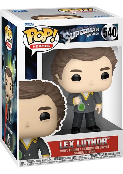 Funko Pop Movies Dc: Superman (1978) - Luthor Kız Erkek Çocuk Oyuncak Eğitici Oyuncaklar