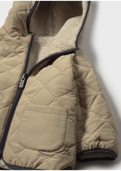 2422-97 Erkek Bebe Camel Çift Taraflı Mont modelleri