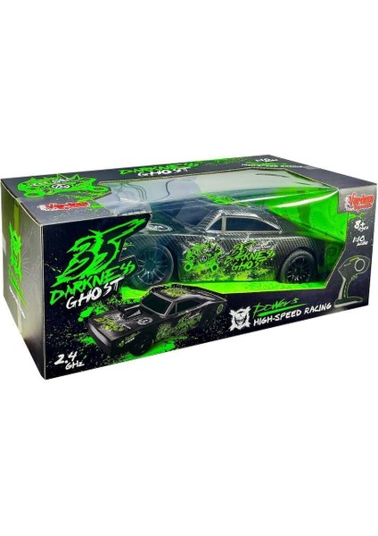 SC-S8206 Kumandalı Full Fonksiyon 2.4g Şarjlı 10 Siyah Canavar Araba Kız Erkek Çocuk Oyuncak Eğitici