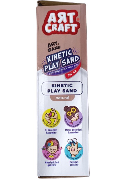 Aksesuarlı Naturel Kinetik Kum 500GR 03685 fiyatları