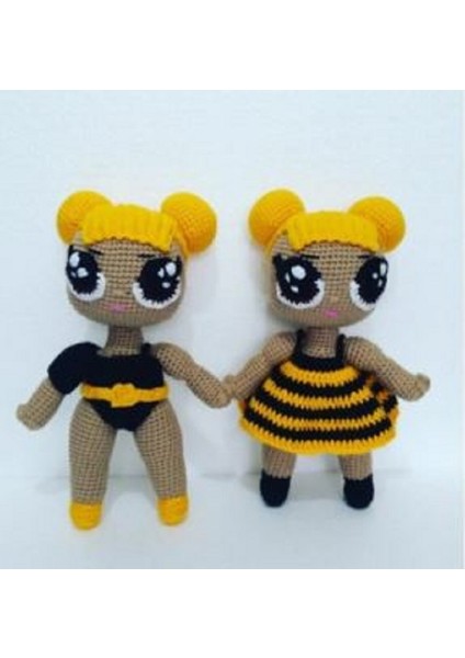 Bal Arısı Lol Bebekler Amigurumi Organik Oyuncak