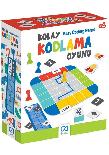 522 CAEGT-6027 Kolay Kodlama Oyunu -Ca Games Kız Erkek Çocuk Oyuncak Eğitici Oyuncaklar