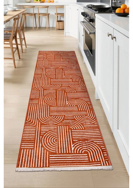 Revna Yolluk Halı | Yıkanabilir, Kaymaz Taban, Modern Koridor ve Antre Kilimi