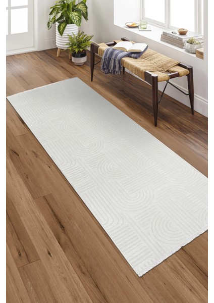 Revna Yolluk Halı | Yıkanabilir, Kaymaz Taban, Modern Koridor ve Antre Kilimi