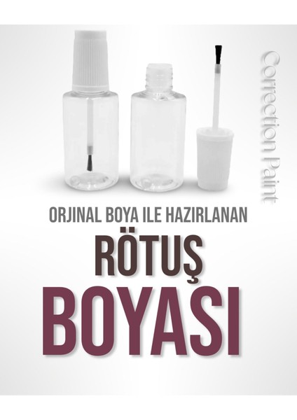 Toyota Raw4 - 070 - Inci Beyaz Otomobil Çizik Taş Izi Giderici Rötüş Boyası 20ML