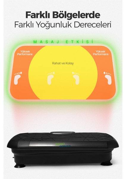 Classic Model Titreşimli Spor Aleti - Vibration Plate Spor Cihazı