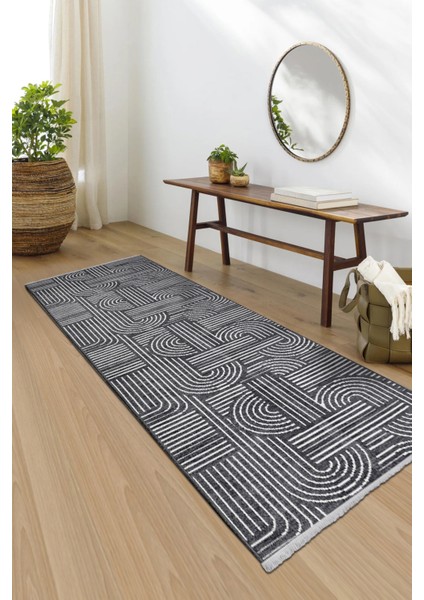 Revna Yolluk Halı | Yıkanabilir, Kaymaz Taban, Modern Koridor ve Antre Kilimi