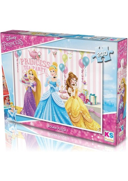 Pr 113 Ks, Prenses Puzzle 200 Parça Puzzle Kız Erkek Çocuk Oyuncak Eğitici Oyuncaklar