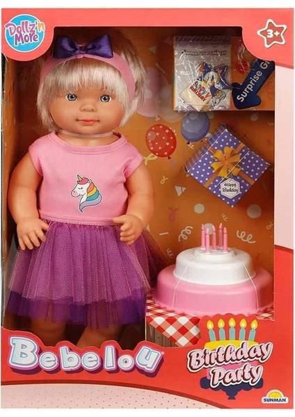 Bebelou Doğum Günü Bebeği 40CM Kız Erkek Çocuk Oyuncak Eğitici Oyuncaklar fiyatları