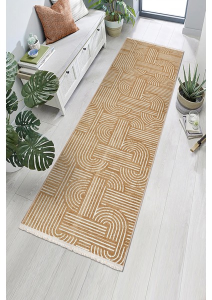 Revna Yolluk Halı | Yıkanabilir, Kaymaz Taban, Modern Koridor ve Antre Kilimi