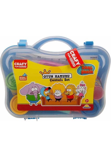 Kral Şakir Çantalı Oyun Hamuru Seti 200 gr 20 Parça Kız Erkek Çocuk Oyuncak Eğitici Oyuncaklar modelleri