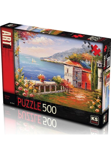 Ks Games Garden & Sea Jin Park Puzzle 500 Parça 20058 Kız Erkek Çocuk Oyuncak Eğitici Oyuncaklar