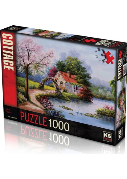 Ks Games Lake House Puzzle 1000 Parça 20782 Kız Erkek Çocuk Oyuncak Eğitici Oyuncaklar