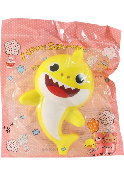 Squishy Sarı Köpek Balığı Kız Erkek Çocuk Oyuncak Eğitici Oyuncaklar