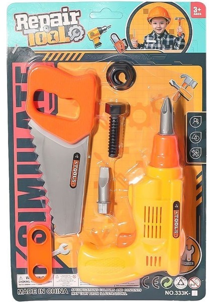 333K-1 Tamir Seti Kız Erkek Çocuk Oyuncak Eğitici Oyuncaklar