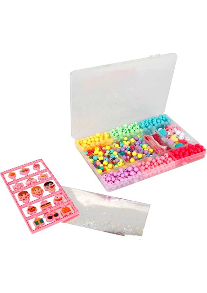 Pretty Pinky Renkli Boncuklar Seti Kız Erkek Çocuk Oyuncak Eğitici Oyuncaklar modelleri