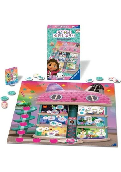 248100 Ravensburger - Gabbys Dollhouse - Seyahat Boy Kutu Oyunu Kız Erkek Çocuk Oyuncak Eğitici Oyun